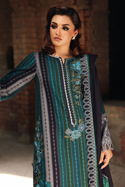 CCW6-12-Unstitched Embroidered Linen Collection 2025 - Memsaab Online