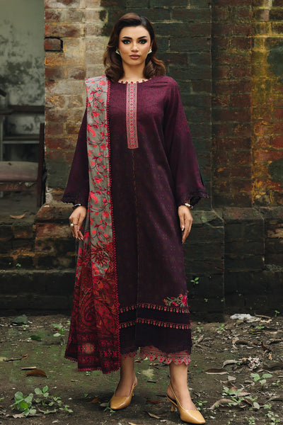 CCW6-17-Unstitched Embroidered Linen Collection 2025 - Memsaab Online