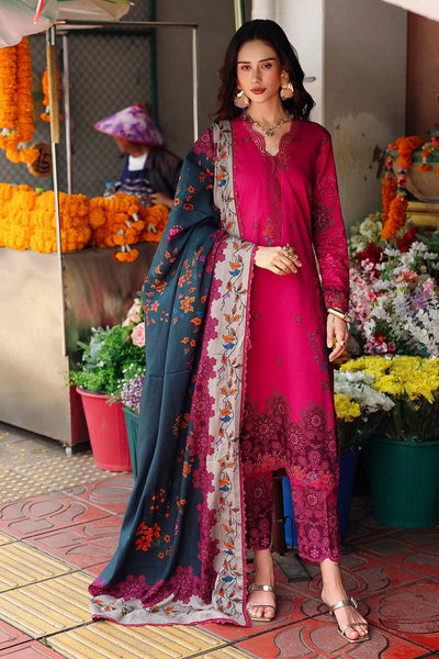 ANW6-06 CHARIZMA 3-PC Unstitched Embroidered Linen Collection 2025 - Memsaab Online