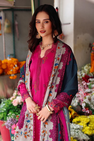 ANW6-06 CHARIZMA 3-PC Unstitched Embroidered Linen Collection 2025 - Memsaab Online