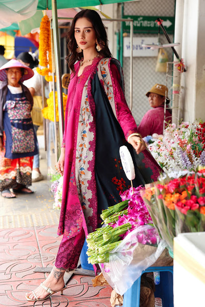 ANW6-06 CHARIZMA 3-PC Unstitched Embroidered Linen Collection 2025 - Memsaab Online