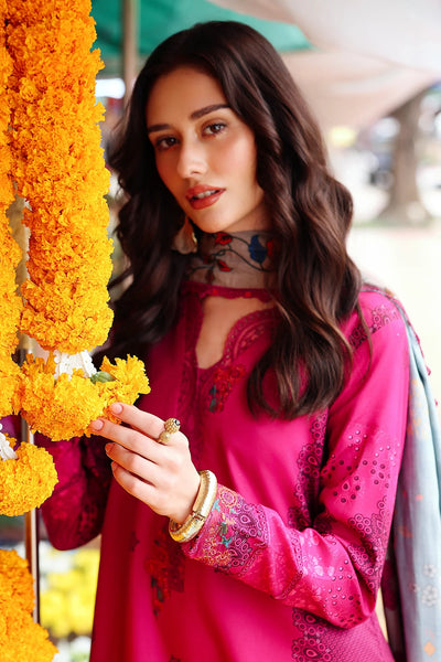 ANW6-06 CHARIZMA 3-PC Unstitched Embroidered Linen Collection 2025 - Memsaab Online