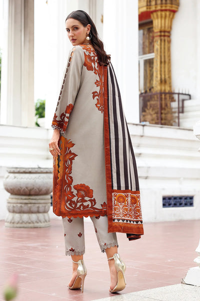 ANW6-05 CHARIZMA 3-PC Unstitched Embroidered Linen Collection 2025 - Memsaab Online
