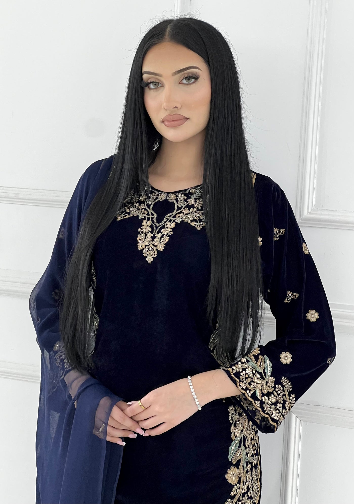 BPH-205 - Readymade Velvet Suit - Memsaab Online