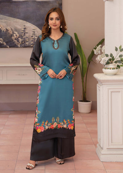 RNY-03 - ZARMINA - Aura Silk Co-ord - Memsaab Online
