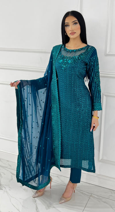 SFSH-06 - Readymade - Baroque Inspired Eid Rang - Memsaab Online