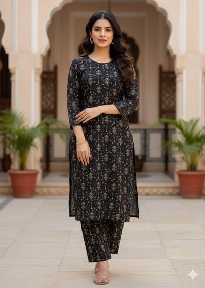 SLMN-16 Readymade Khaddar Co-ord - Memsaab Online