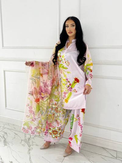 RBY-121-Readymade - Silk Suit 2025 - Memsaab Online