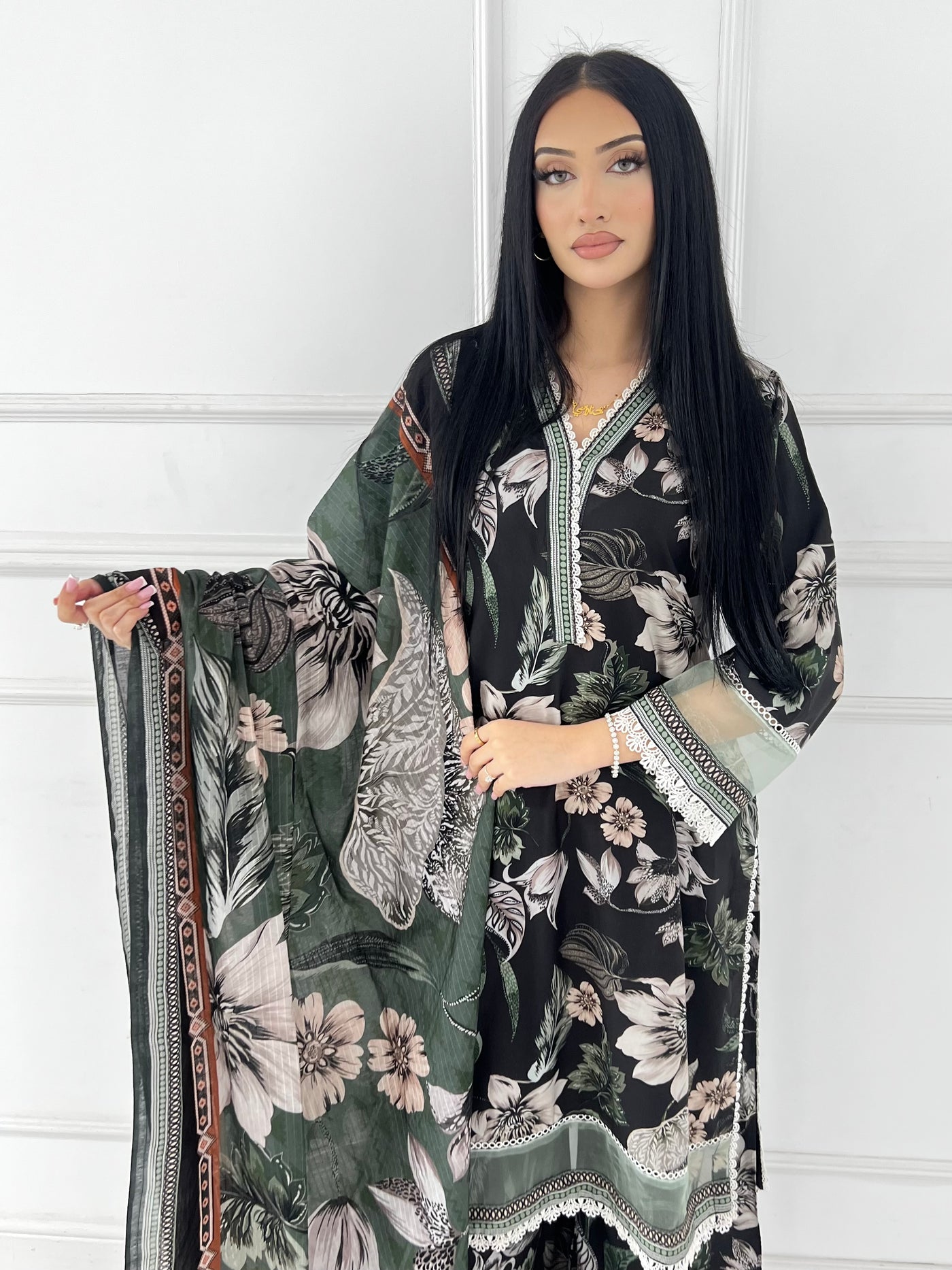BUT-126- Readymade linen Printed suit 2025 - Memsaab Online