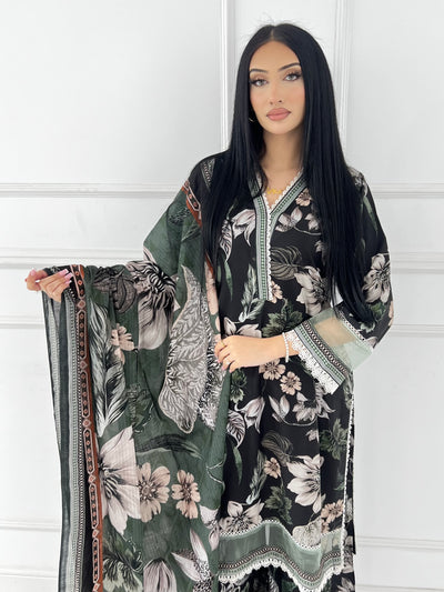 BUT-126- Readymade linen Printed suit 2025 - Memsaab Online