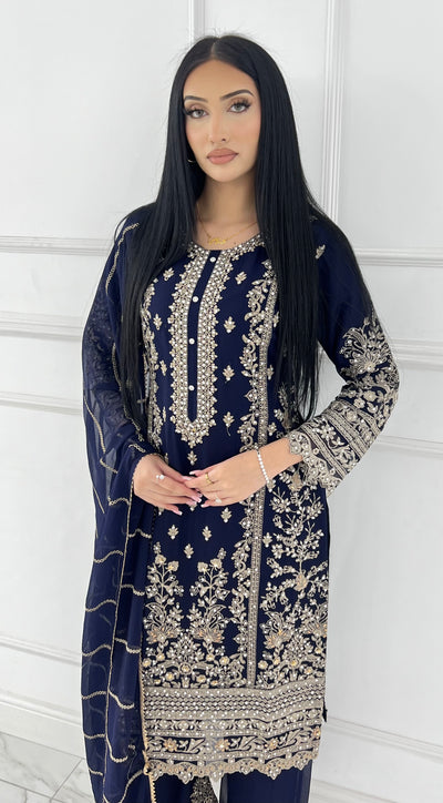 Shaz1903 - Readymade Chiffon Suit - Memsaab Online
