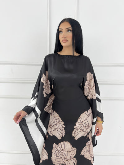 RBY-124-Readymade - Silk Kaftan 2025 - Memsaab Online