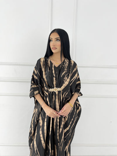 RBY-125-Readymade - Silk Kaftan 2025 - Memsaab Online