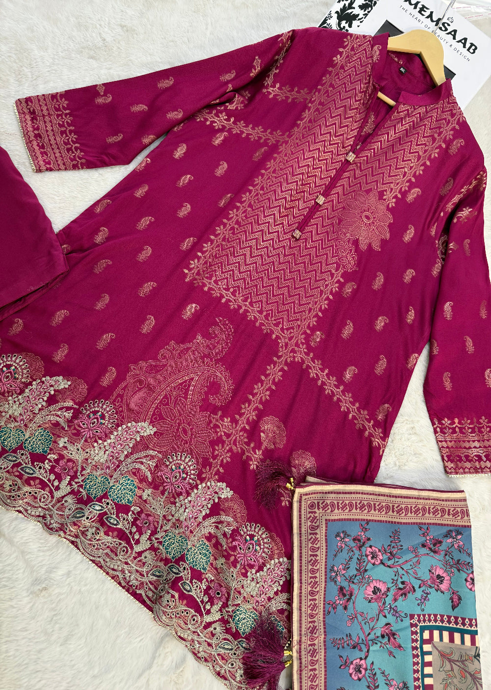 JH-681-R - Readymade - Pinks Collection by Johra 2022 - Memsaab Online
