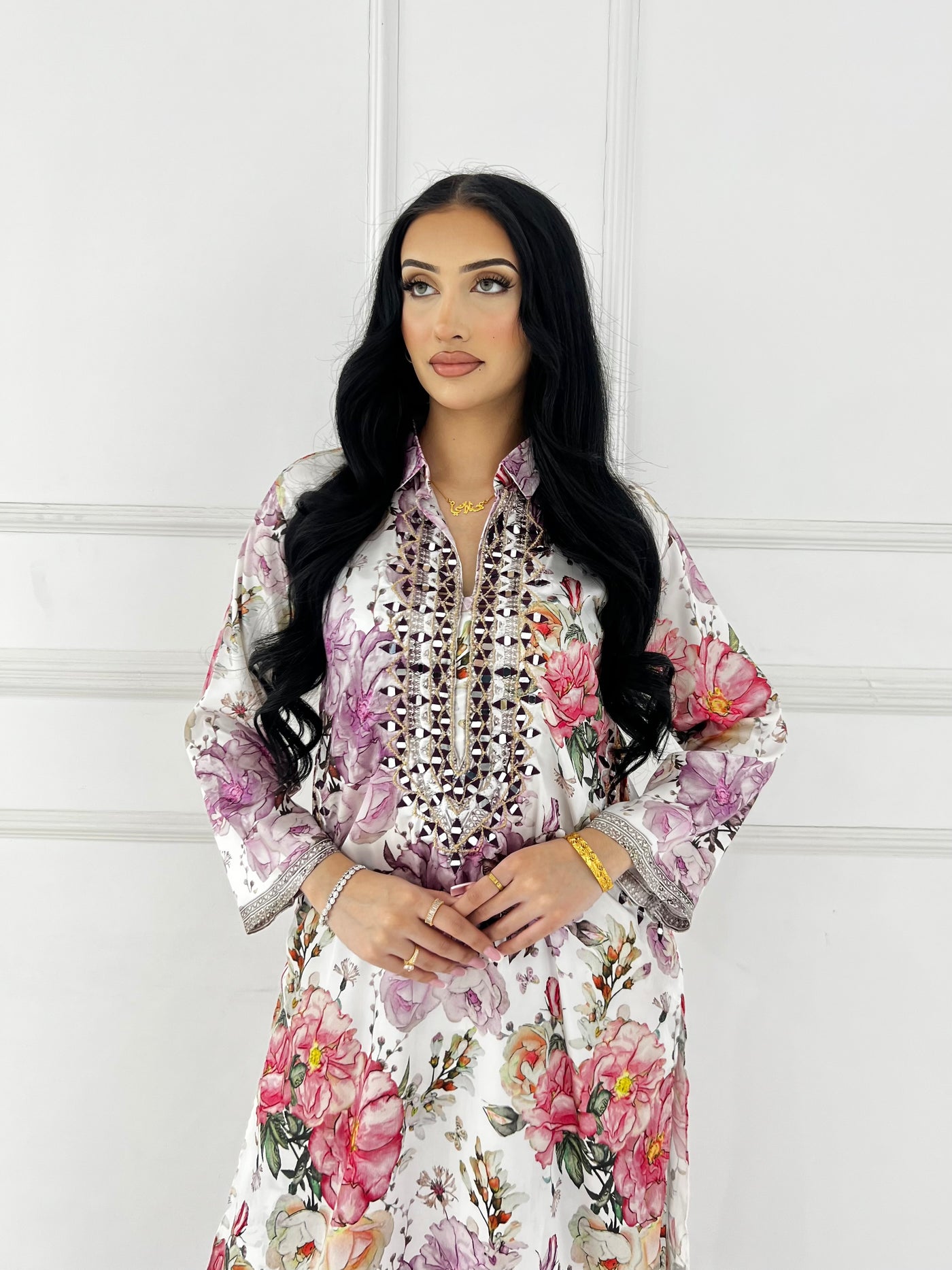 SMR3104- Readymade Silk 2 Piece Suit - Memsaab Online