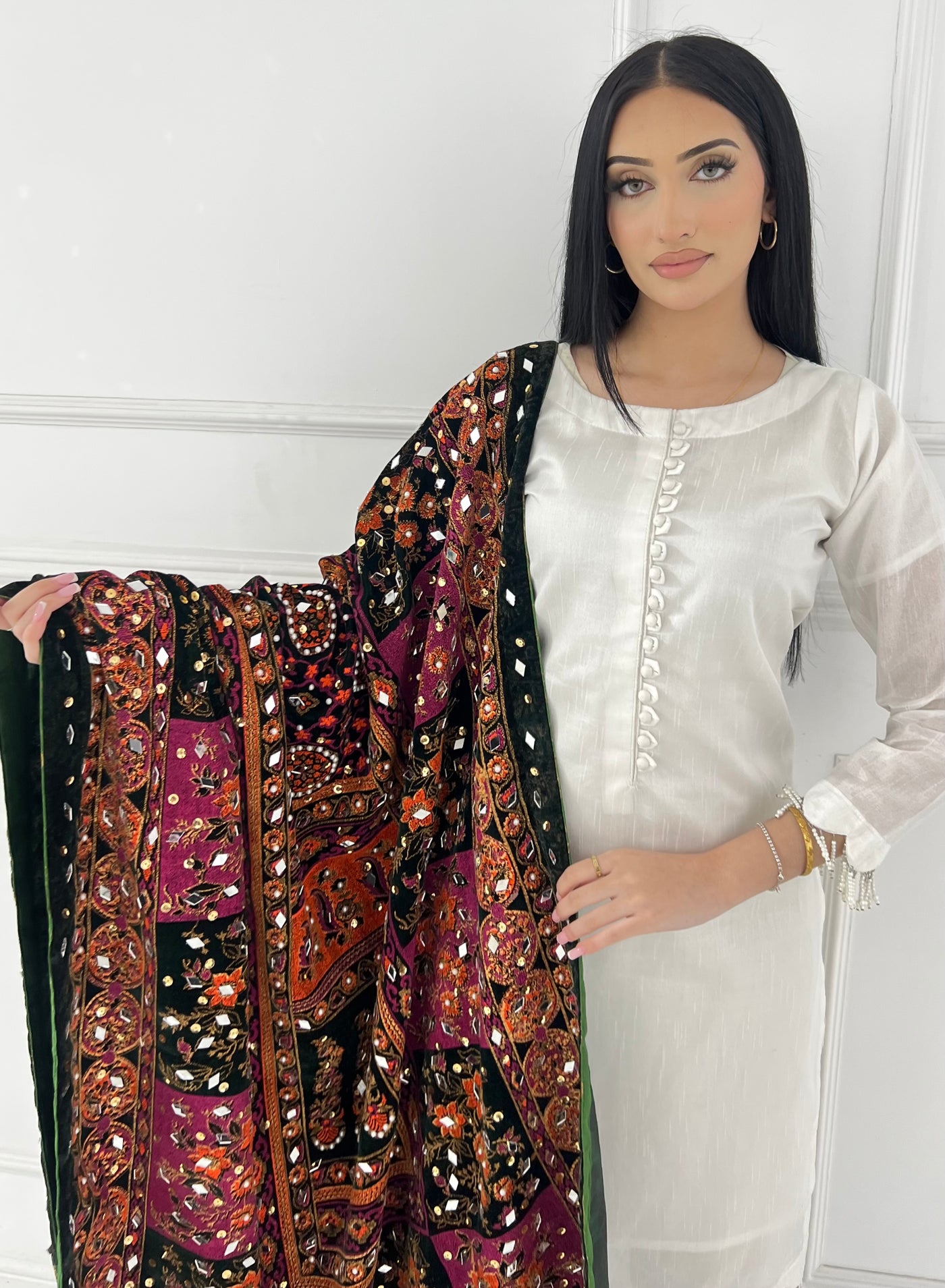 RBY-133- New Luxury Velvet Shawl 2025