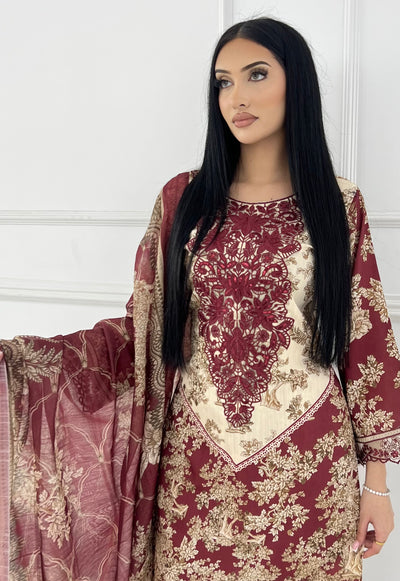 BPH-201 - Readymade Viscose Winter Suit - Memsaab Online