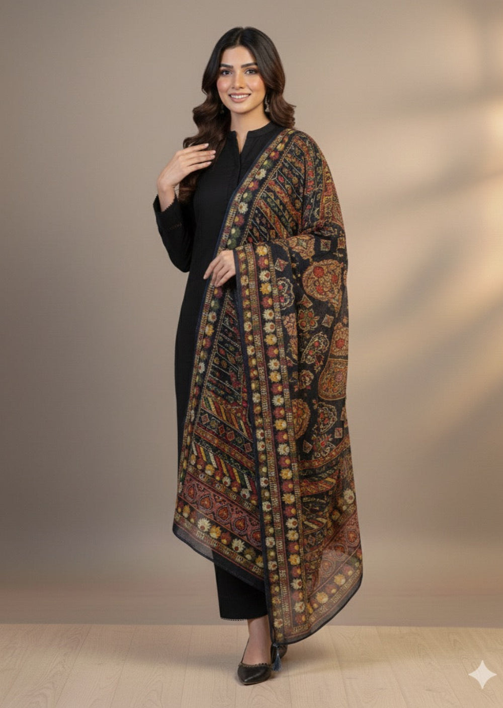 MSBMT-38 -Gulnoor- Readymade Outfit - 3 Piece Suit 2025 - Memsaab Online