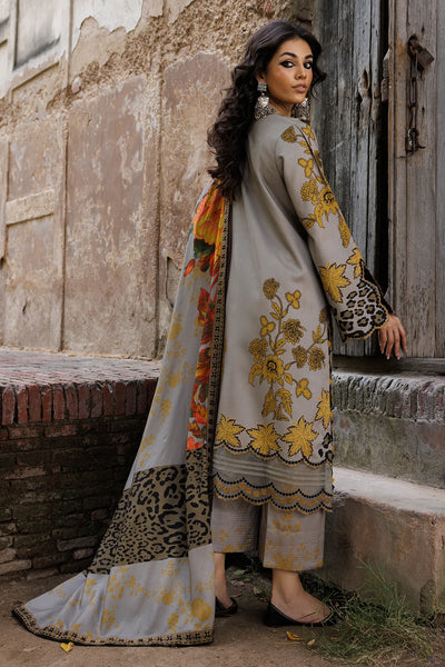 CCW6-14-Unstitched Embroidered Linen Collection 2025 - Memsaab Online