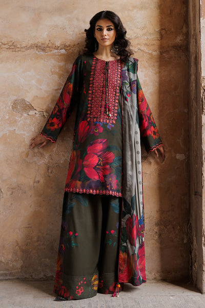 CCW6-18-Unstitched Embroidered Linen Collection 2025 - Memsaab Online