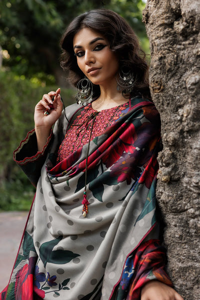 CCW6-18-Unstitched Embroidered Linen Collection 2025 - Memsaab Online