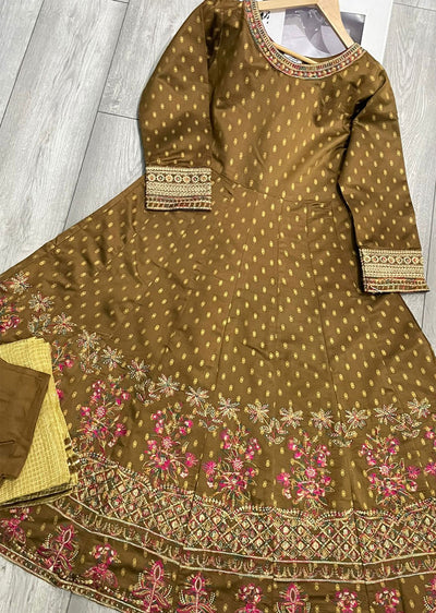 KLD1006 Laiba - Readymade Khadi Net Suit - Memsaab Online