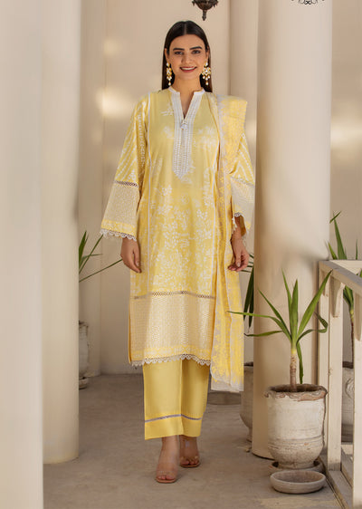 HSS-220 - Readymade Heeras linen Suit - Memsaab Online