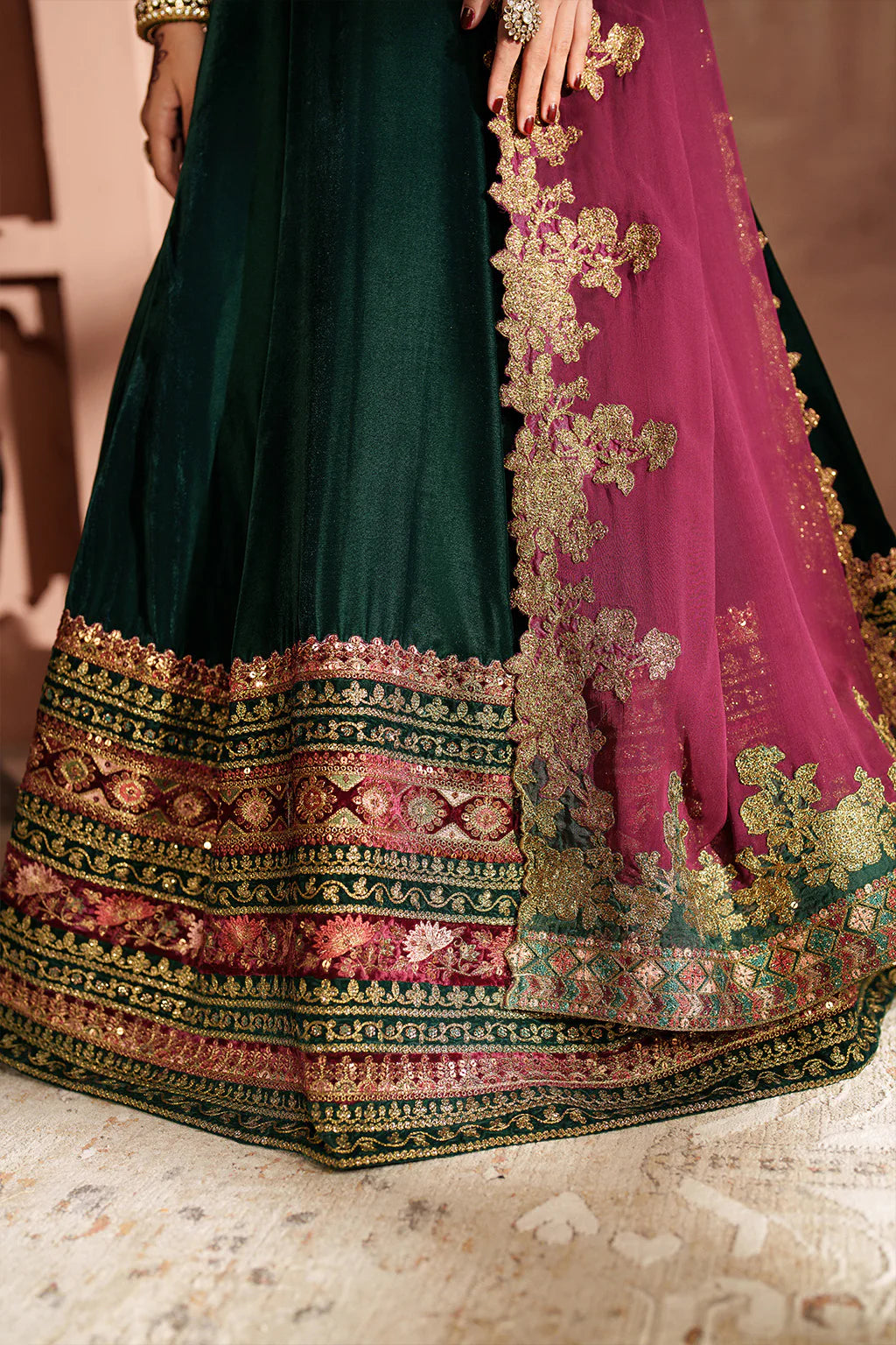 IV-65 Readymade Iznik Embroidered Velvet Edition 2025 - Memsaab Online