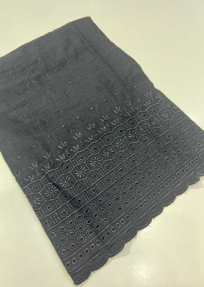 RGT103 Black Cotton Palazzo Trousers - Memsaab Online