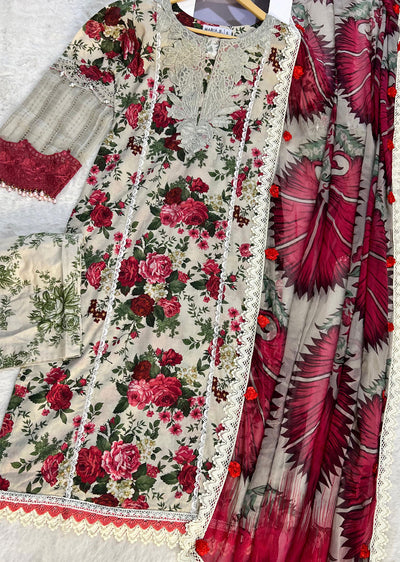 MSBTR-104-B - Readymade - Maria B MPrints Lawn Eid Collection 2024 - Memsaab Online