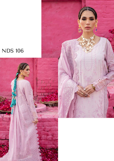 NDS-106-R - Readymade - Mela Festive Lawn Collection by Nureh 2024 - Memsaab Online