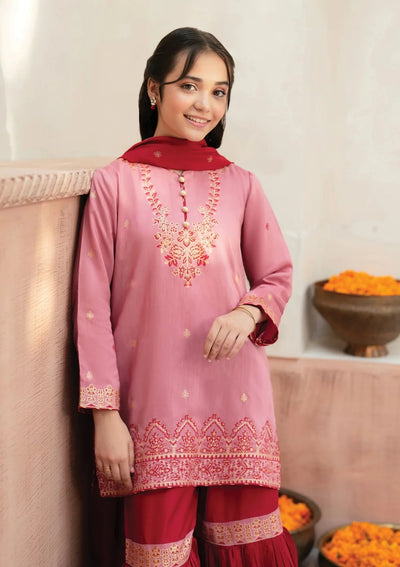 PIPER - Garnet Kids 3 Piece Cotton Suit - Memsaab Online