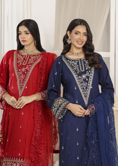 ATR-1167- Readymade Sehrish B Lux Cotton - Memsaab Online