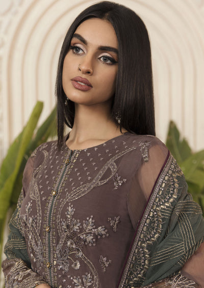 FE-509 - COCOA COFFE - Unstitched - Flossie Executive Collection Vol 5 2023 - Memsaab Online