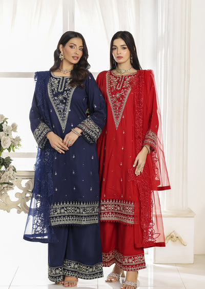 ATR-1167- Readymade Sehrish B Lux Cotton - Memsaab Online