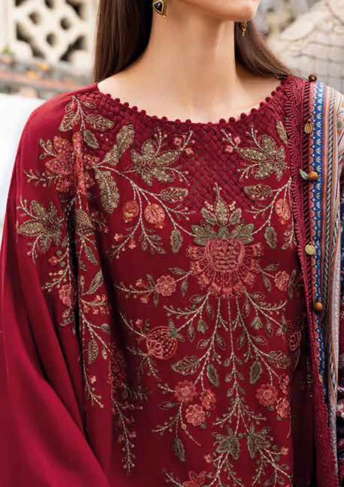 MPT-2805-A Unstitched - Maria B MPRINTS Collection 2025 - Memsaab Online