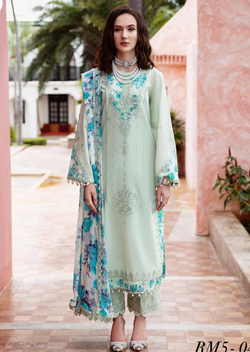 CHRZM-04 - Unstitched - Charizma Reem Collection 2025 - Memsaab Online