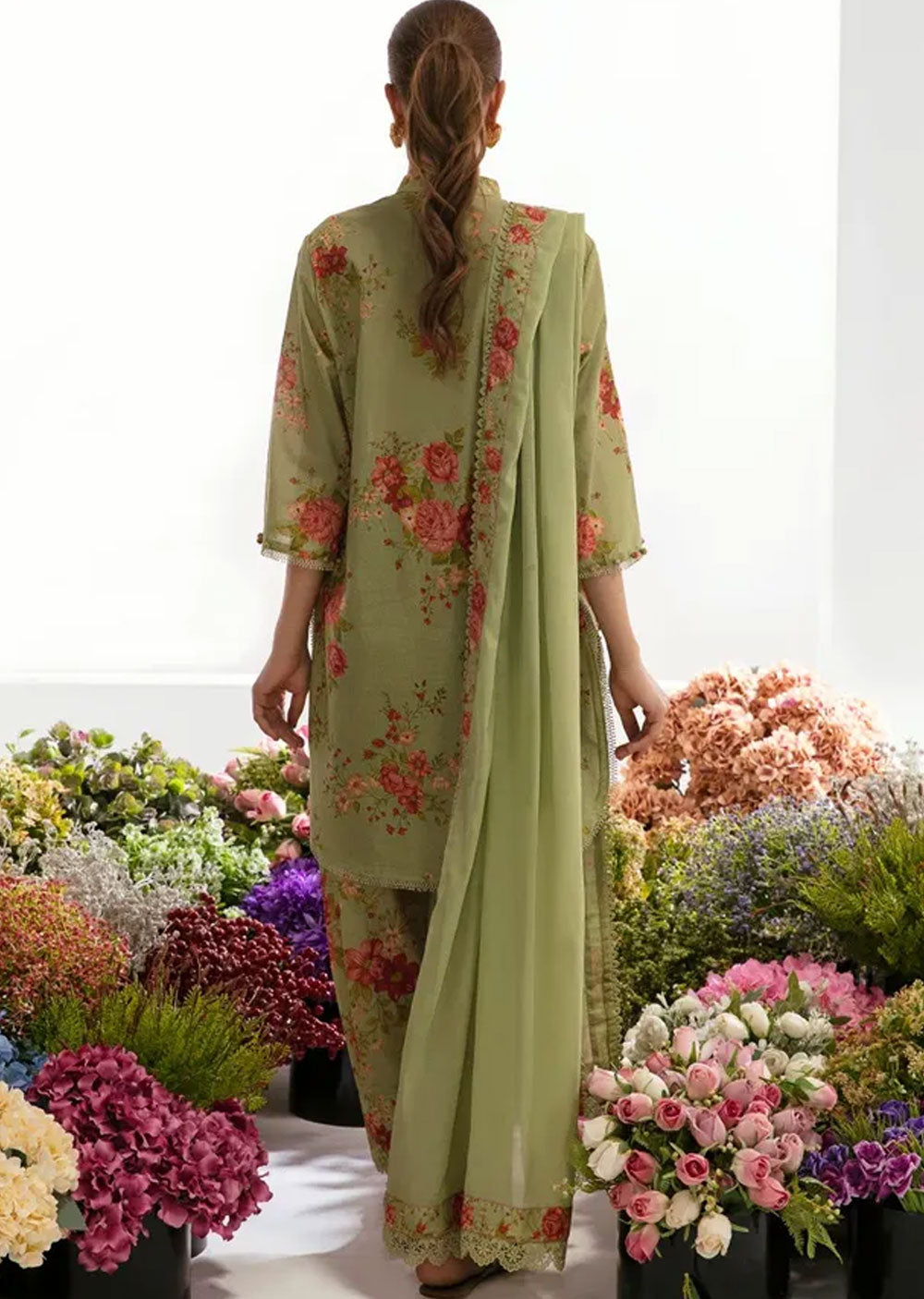 MZN-10-A - Unstitched - Mahay Summer Collection by Sana Safinaz 2023 - Memsaab Online