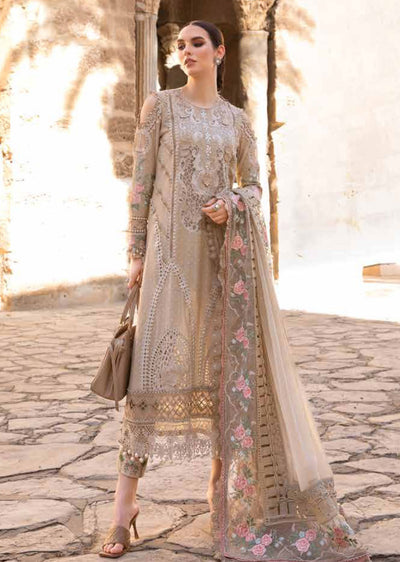 MSB-2410-A - Unstitched - Maria B Lawn Collection 2024 - Memsaab Online