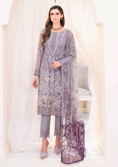 F-2310-R - Readymade - Ramsha Chiffon Collection 2023 - Memsaab Online