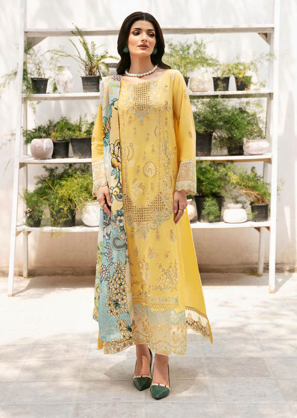 Z-910-R - Readymade - Ramsha Andaaz Luxury Lawn Vol 9 2024 - Memsaab Online