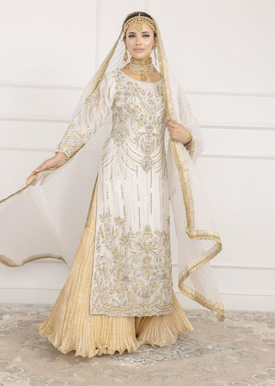 SRB1210 - Huma - White Sehrish.B Designer - Memsaab Online