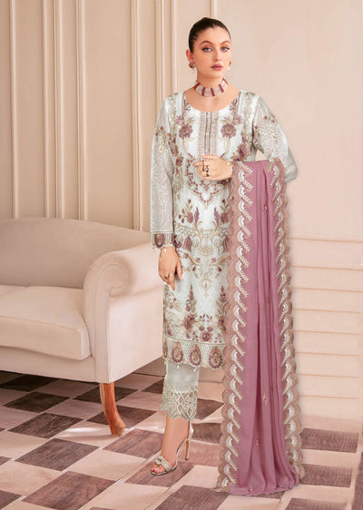 N-210-R - Readymade - Nayab Weightless Chiffon Collection Vol 2 - Memsaab Online