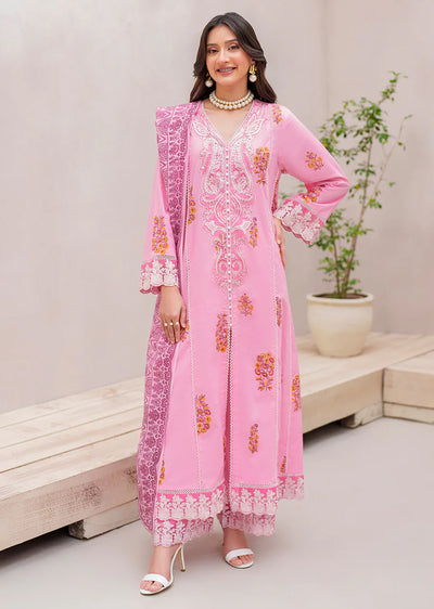 MALINA- Readymade 3 Piece Cotton Suit - Memsaab Online