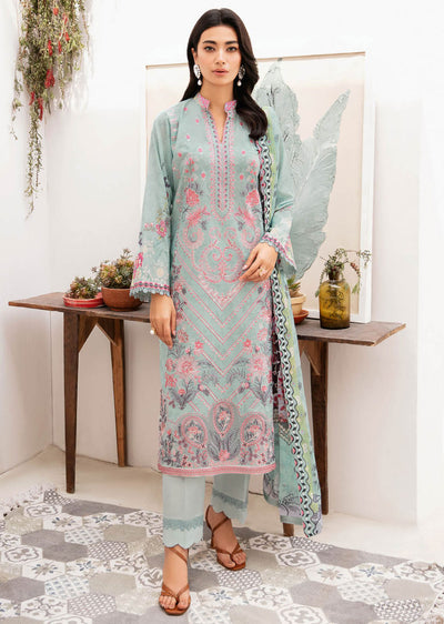 Z-1110-R - Readymade - Ramsha Mashaal Luxury Lawn Vol 11 - Memsaab Online