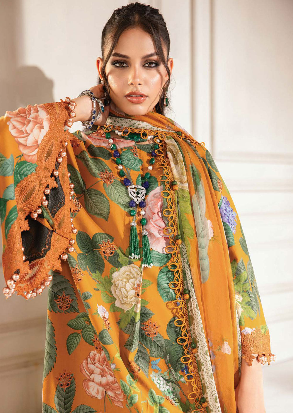 MSBTR-110-B - Readymade - Maria B MPrints Lawn Eid Collection 2024 ...