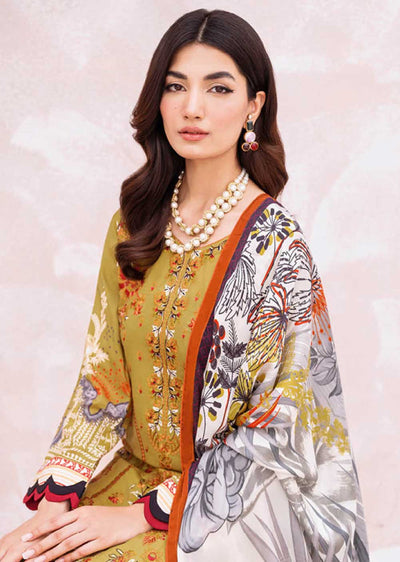 L-710-R - Readymade - Ramsha Mashaal Luxury Lawn Vol 07 2023 - Memsaab Online