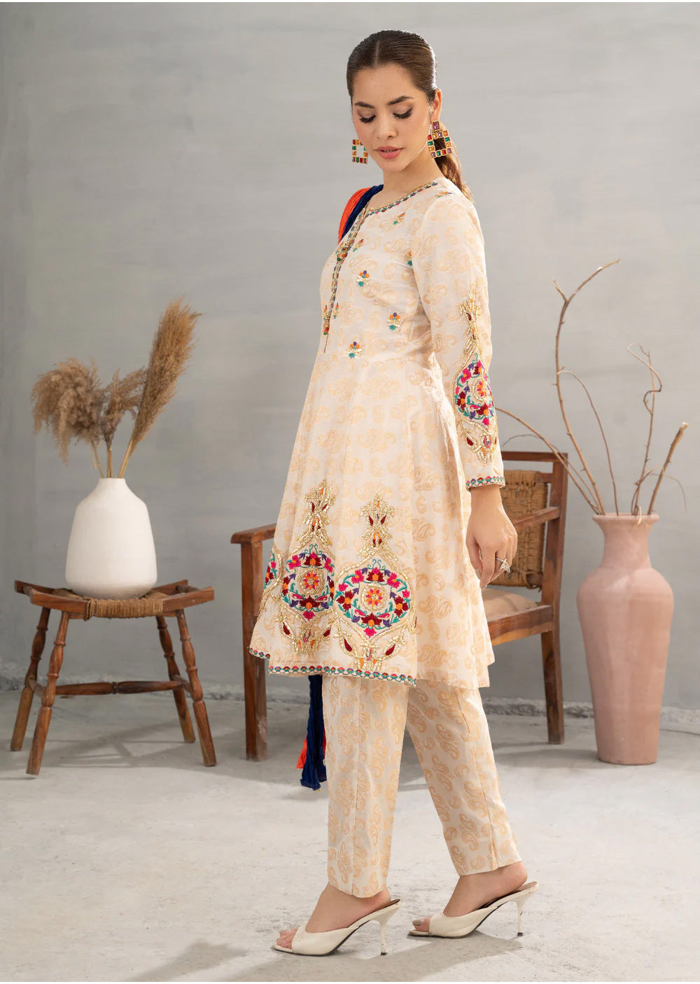 SBMT-16 - Rangoli - Readymade - 3 Piece Sahiba by Mirza Suit 2025 - Memsaab Online