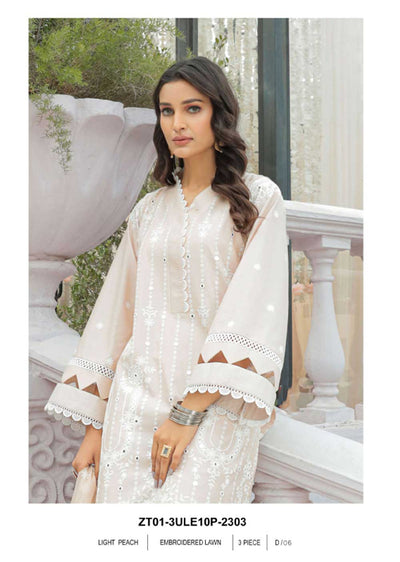 ZT-10 - Unstitched - Tishnagi Collection by Zarizaa 2023 - Memsaab Online