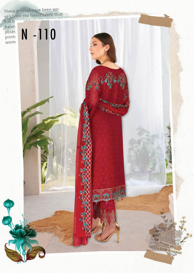 NYB-10-R - Readymade - Nayab Chiffon Collection Vol 1 - Memsaab Online